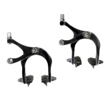 ETRIER FREIN ROUTE/FIXIE NOIR POUR ROUE 700 (PAIRE) HAUTEUR 45-59mm 8059796062152