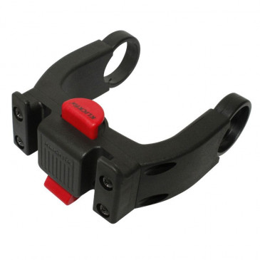 BASKET MOUNTING BRACKET-FRONT- KLICKFIX FOR E-BIKE ON HANDLEBAR Ø 22-26mm +31.8mm - 78mm between clamps (SOLD PER UNIT)