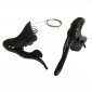 LEVIER/MANETTE ROUTE PATIN CAMPAGNOLO 10V. VELOCE NOIR DOUBLE AVEC TRANSMISSIONS (PAIRE) 8056734286700