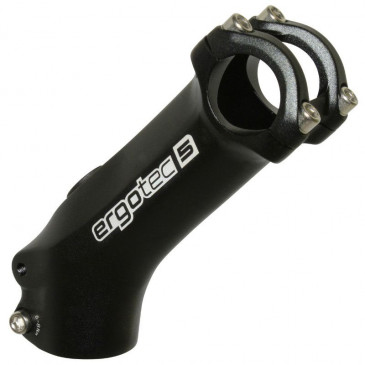 STEM FOR MTB/URBAN/TREKKING- ERGOTEC HIGH CHARISMA ANGLE 45° -ALUMINIUM- BLACK Ø25,4 L 90mm (APPROVED LEVEL 5) For fork 1"1/8