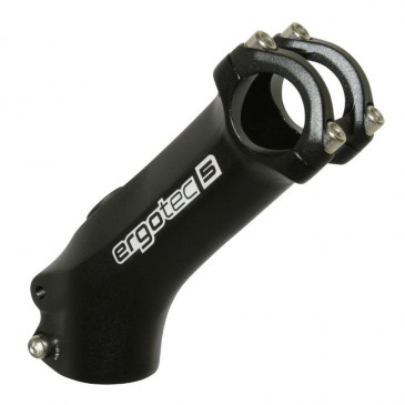 STEM FOR MTB/URBAN/TREKKING- ERGOTEC HIGH CHARISMA ANGLE 45° -ALUMINIUM- BLACK Ø31.8 L 90mm (APPROVED LEVEL 5) For fork 1"1/8 4016538071975