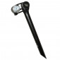 SEATPOST FOR ROAD BIKE/MTB- ERGOTEC FUTURA ADJUSTABLE -10/+50mm -ALUMINIUM- BLACK Ø. 27,2 L400mm (APPROVED LEVEL 4)