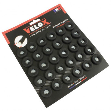 BOUCHON DE CINTRE ROUTE VINTAGE VELOX NOIR A VISSER (SACHET DE 30) 3660429514037