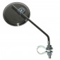 MIRROR FOR BICYCLE-LEFT/RIGHT- NEWTON ROUND SHAPED- CHROME (Ø 75mm) -ADJUSTABLE -ON HANDLEBAR Ø22,2mm - Arm Long. 190mm