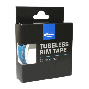 FOND DE JANTE ATELIER ADHESIF CONVERSION VTT TUBETYPE EN TUBELESS SCHWALBE 25mm (ROULEAU 10m) 4026495762908