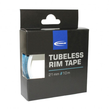 FOND DE JANTE ATELIER ADHESIF CONVERSION ROUTE/GRAVEL TUBETYPE EN TUBELESS SCHWALBE 21mm (ROULEAU 10m) 4026495762861