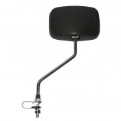 MIRROR FOR BICYCLE-LEFT/RIGHT- NEWTON RECTANGLE SHAPED-BLACK- ON HANDLEBAR Ø22,2mm - STEM L. 190mm (DIMENSIONS 11cm x 8 cm) 3700948074039