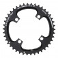 CHAINRING FOR MTB- Ø104 - 4arms-FOR DOUBLE- 42T. Ø104 2X10 OUTER BLACK STRONGLIGHT . 10 Speed SHIMANO (EXCEPT XT/XTR) NON THREADED 3700223718658