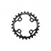 CHAINRING FOR MTB - 26T. Ø64 2X10 "INNER" BLACK STRONGLIGHT -4 ARMS- 10 Speed SHIMANO XT M785 (FOR OUTER 38T. ) NON THREADED - thickness 3,5mm 3700223713509