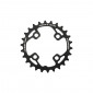 CHAINRING FOR MTB - 26T. Ø64 2X10 "INNER" BLACK STRONGLIGHT -4 ARMS- 10 Speed SHIMANO XT M785 (FOR OUTER 38T. ) NON THREADED - thickness 3,5mm 3700223713509