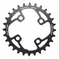 CHAINRING FOR MTB - 28T. Ø64 2X10 "INNER" BLACK STRONGLIGHT -4 ARMS- 10 Speed SHIMANO XT M785 (FOR OUTER 40/42T. ) NON THREADED- Thickness 3,5mm 3700223713523