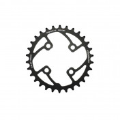 CHAINRING FOR MTB - 30T. Ø64 2X10 "INNER" BLACK STRONGLIGHT -4 ARMS- 10 Speed SHIMANO XT M785 (FOR OUTER 44T. ) NON THREADED- Thickness 3,5mm 3700223713530