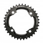 CHAINRING FOR MTB- Ø104 - 4arms-FOR DOUBLE- 36T. Ø104 2X10 OUTER BLACK STRONGLIGHT . 10 Speed SHIMANO XT M785 (FOR "INNER" 22T. ) NON THREADED- Thickness 5 mm 3700223713424