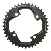 CHAINRING FOR MTB- Ø104 - 4arms-FOR DOUBLE- 40T. Ø104 2X10 OUTER BLACK STRONGLIGHT . 10 Speed SHIMANO XT M785 (FOR "INNER" 28T. ) NON THREADED -Thickness 5 mm 3700223713455