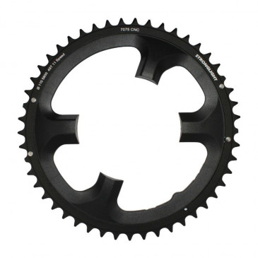 PLATEAU ROUTE 4BRA D.110 POUR SHIMANO 105 5800 STRONGLIGHT 49DTS EXTERIEUR NOIR 11V. 3700223716760