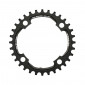 CHAINRING FOR MTB- Ø104 - 4arms-FOR SINGLE- 32T. Ø104 BLACK -ALUMINIUM- 7075 STRONGLIGHT . X01 11 Speed - Thickness 5 mm 3700223713653