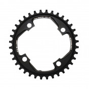 CHAINRING FOR MTB- Ø104 - 4arms-FOR SINGLE- 36T. Ø104 BLACK -ALUMINIUM- 7075 STRONGLIGHT . X01 11 Speed- Thickness 5 mm 3700223713677
