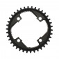 CHAINRING FOR MTB- Ø104 - 4arms-FOR SINGLE- 38T. Ø104 BLACK -ALUMINIUM- 7075 STRONGLIGHT . X01 11 Speed- Thickness 5 mm 3700223713684