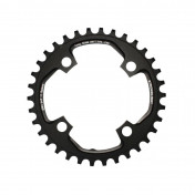 CHAINRING FOR MTB-FOR SINGLE- 34T. Ø94 BLACK -ALUMINIUM- 7075 STRONGLIGHT -4 ARMS- for SRAM X01 11 Speed- Thickness 5 mm 3700223713622