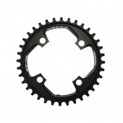 CHAINRING FOR MTB-FOR SINGLE- 36T. Ø94 BLACK -ALUMINIUM- 7075 STRONGLIGHT -4 ARMS-for SRAM X01 11 Speed- Thickness 5 mm 3700223713639