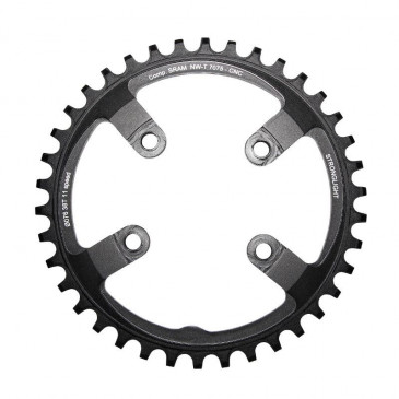 PLATEAU VTT 4BRA D.76 POUR SRAM XX1 STRONGLIGHT 38DTS MONO NOIR ALU 7075 11V. NARROW WIDE 3700223713592