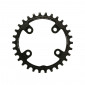 CHAINRING FOR MTB-FOR SINGLE- 30T. Ø76 BLACK -ALUMINIUM- 7075 STRONGLIGHT -4 ARMS- For Sram XX1 11 Speed 3700223713554