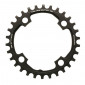 CHAINRING FOR MTB-FOR SINGLE- 30T. Ø94 BLACK -ALUMINIUM- 7075 STRONGLIGHT -4 ARMS- for SRAM X01 11 Speed - Thickness 5 mm. 3700223713608