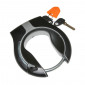 ANTITHEFT FOR BICYCLE - "HORSE SHOE" AXA VICTORY SILVER/MATT BLACK (WITH BRACKET), (THE LIGHTEST)- Security level 14/15 - 2 Stars Fub Approved 8713249232607