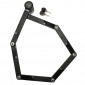 ANTIVOL VELO PLIABLE/PLIANT AXA NEWTON FL90K L 90cm NOIR AVEC SUPPORT - SECURITE NIVEAU 8/15 8713249206219