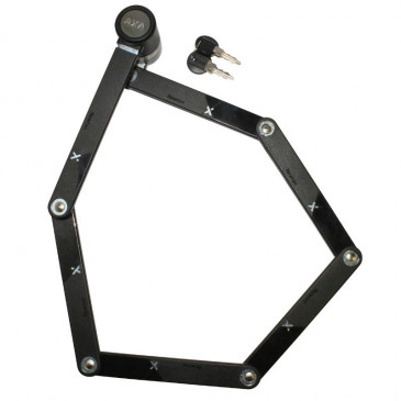 ANTIVOL VELO PLIABLE/PLIANT AXA NEWTON FL90K L 90cm NOIR AVEC SUPPORT - SECURITE NIVEAU 8/15 8713249206219