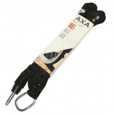 ANTITHEFT FOR BICYCLE - EXTENDER CHAIN LOCK FOR AXA "HORSE SHOE" RLC Ø 10mm L1.40M BLACK 8713249179766