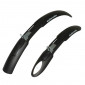 MUDGUARD FOR MTB-FRONT+REAR 20"-24" POLISPORT COLORADO BLACK FOR V-BRAKE - Wd 54mm (COMPLETE SET)