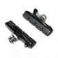 BRAKE PADS FOR ROAD BIKE- "CARTRIDGE" NEWTON SHIMANO TYPE -ALUMINIUM- BLACK 55mm (1 PAIR)