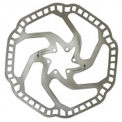DISQUE DE FREIN VTT 6 TROUS NEWTON BRAKCO COMPATIBLE SHIMANO ET AUTRES 203mm ARGENT + 6 VIS (COMPATIBLE SUR-RON) 3700948070659