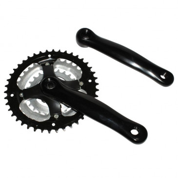 PEDALIER VTT P2R 7/8V. ALU NOIR 170mm 42-34-24 (BOITIER 118mm) 3700948042632