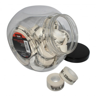 FOND DE JANTE VELOX TRESSE ADHESIF EN 22mm LONGUEUR 2M (JARRE DE 30 ROULEAUX) 3660429600112