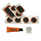 KIT REPARATION CHAMBRE A AIR VELOX CITY/VTC/VTT (6 PATCH 25mm + 1 PATCH 34x24mm + 1 PATCH 50x30mm + COLLE 5g + RAPE ACIER ) AVEC NOTICE (JARRE DE 50 KITS) 3660429130121