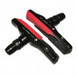 BRAKE PADS FOR MTB- THREADED STUD ASSYMETRIC- NEWTON 72mm "CARTRIDGE" BLACK (1 PAIR) 3700948082577