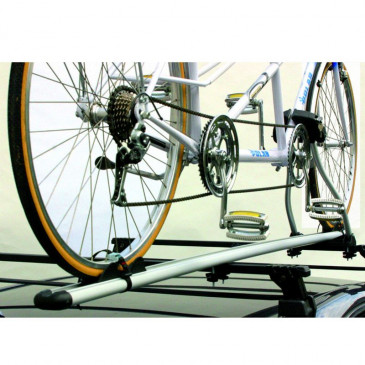 BICYCLE RACK- ROOF MOUNTING- TANDEM ROMA - ALUMINIUM - TO FIT ON FRAME (WITH KEY LOCK)