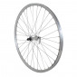 ROUE VTC PATIN BLOCAGE 700 x 35 - 28" ER10 ARGENT AVANT MOYEU ALU 36 RAYONS JANTE 19C 3660429072148