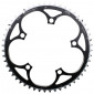 CHANRING FOR ROAD BIKE-5 arms- 52T. Ø130 -OUTER- BLACK -ALUMINIUM- MICHE 9/10 Speed (SHIMANO TYPE) 8056772579758