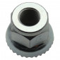 WHEEL NUT FOR BICYCLE - WITH SERRATED WASHER ALGI Ø 8x100 (00590000) (SOLD PER UNIT)