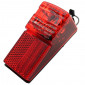 TAILLIGHT ON DYNAMO - ON MUDGUARD - CLASSIC BLACK (SOLD IN BULK) 3700948147535