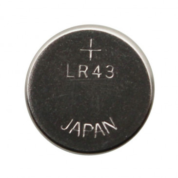 BATTERY LR43 1.5V ALCALINE (SOLD PER UNIT)