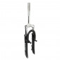 FORK- FOR MTB 20 " M-W STEEL - COIL/ELASTOMER -BLACK - TRAVEL. 50mm THREADED STEERER (220/130MM) Ø 1"-22,2 INNER 3700948147573