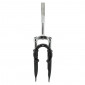 FOURCHE VTT 20 " M-W A SUSPENSION DISQUE + V-BRAKE ACIER RESSORT/ELASTOMERE NOIR DEB. 50mm PIVOT (220/130MM) FILETE 1"-22,2 INTERIEUR 3700948147573