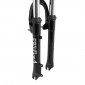 FOURCHE VTT 24 " M-W A SUSPENSION ACIER RESSORT/ELASTOMERE NOIR DEB. 50mm PIVOT (220/130MM) FILETE 1"-22,2 INTERIEUR (MONTAGE DISQUE + V-BRAKE) 3700948147597