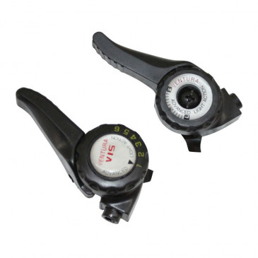 GEAR SHIFTERS SET-FOR MTB- P2R -INDEXED- ON CLAMP 6 speed (PAIR)