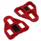 PEDAL CLEAT ROTO TYPE LOOK DELTA RED "FLOAT" (PAIR)