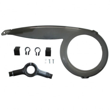 CHAIN GUARD ROTO - PISTOL SHAPED -SMOKY - FOR CHAINRING 48-44T. FOR 28"/26"/24" (SOLD PER UNIT)